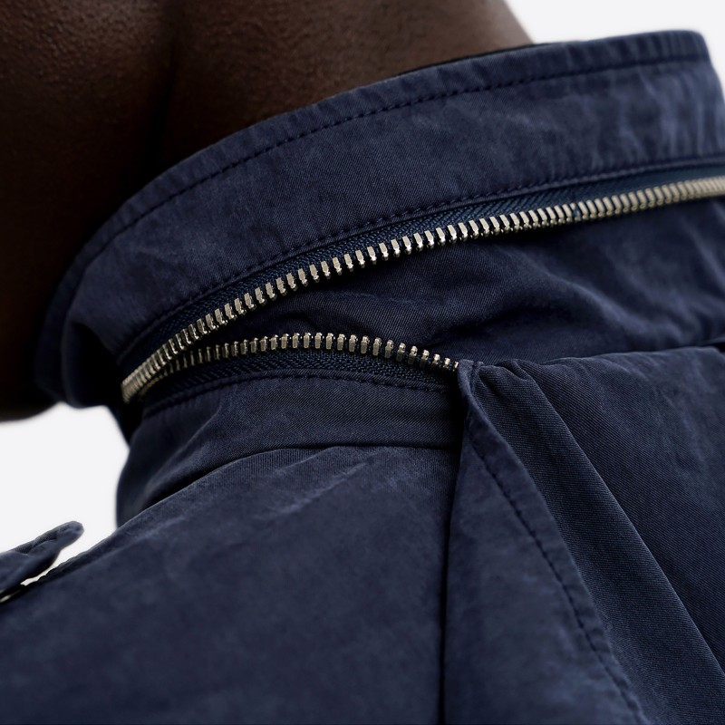 Drawstring Cargo Jacket